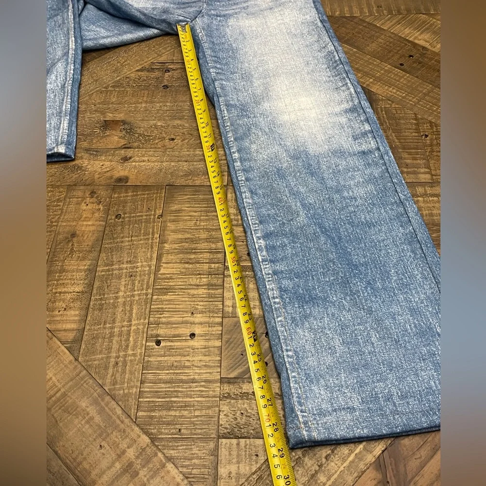 Stylish Blue Denim Women's sweatpant jeans - Picture 5 of 6